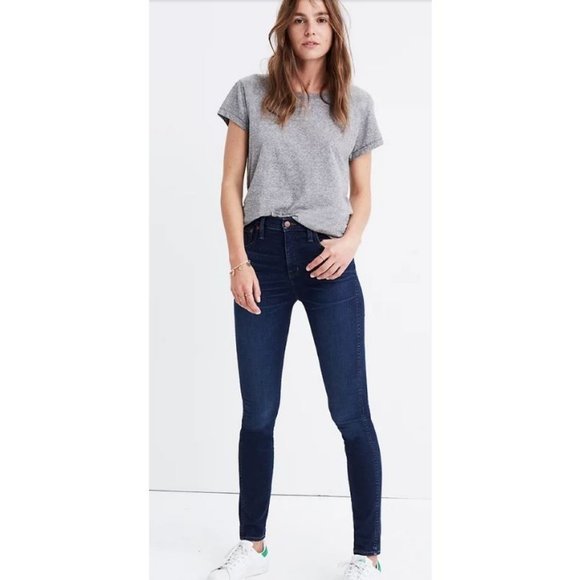 Madewell Denim - Madewell Women's Stretch High-Rise Skinny Jeans Size 28 1473